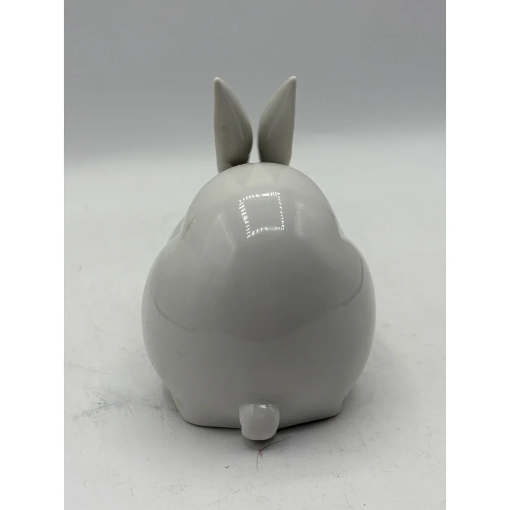 Vintage White Porcelain Bunny Rabbit Figurine Made in Japan Easter Decor